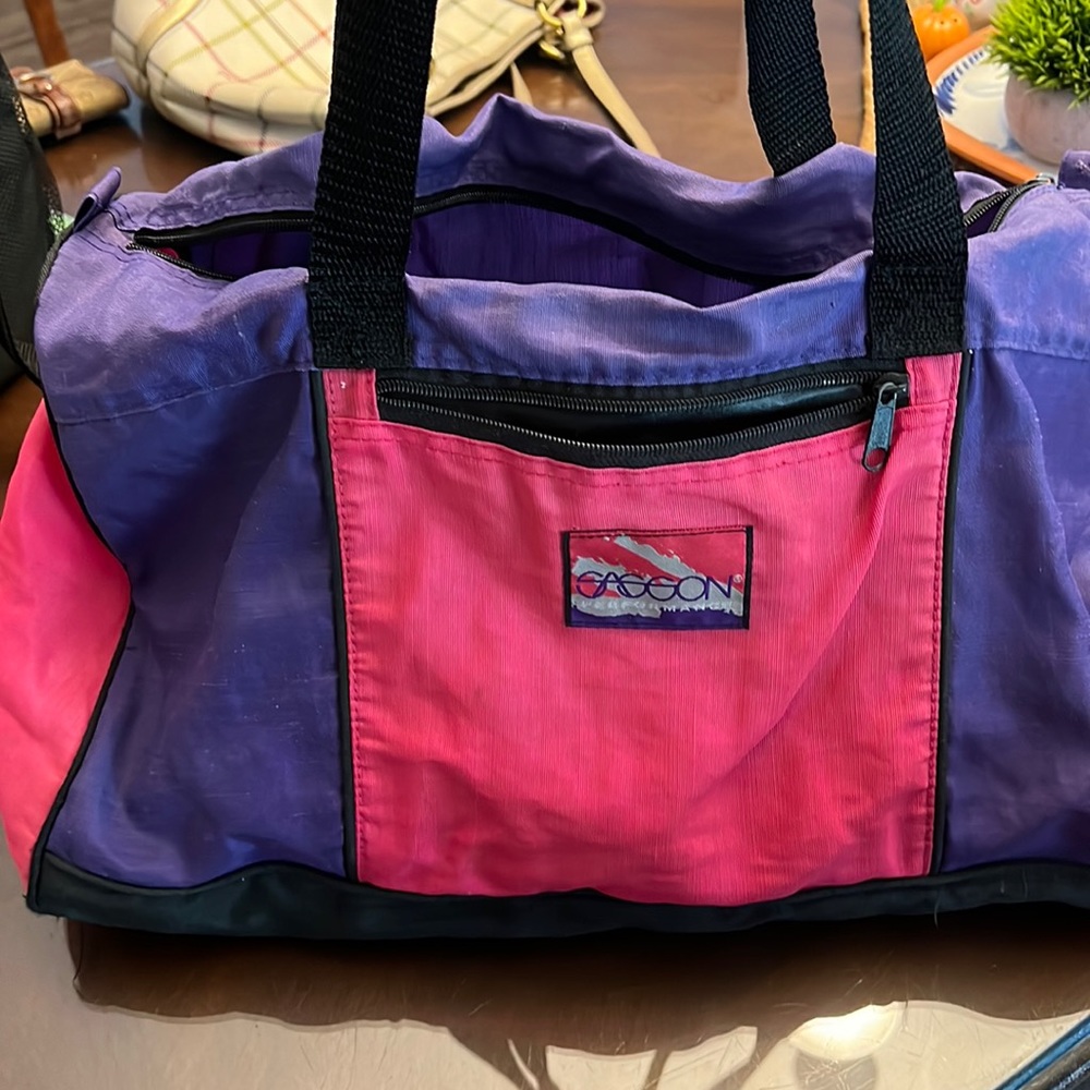 Vintage Sasson duffel bag